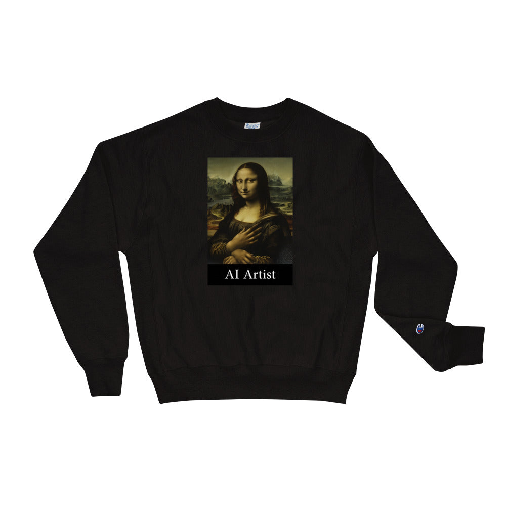 Hallucinating Mona Lisa - Champion Sweatshirt